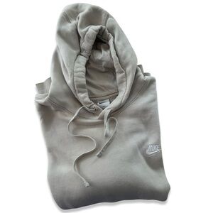Nike Cream Hoodie W / free Nike tee shirt XL.
